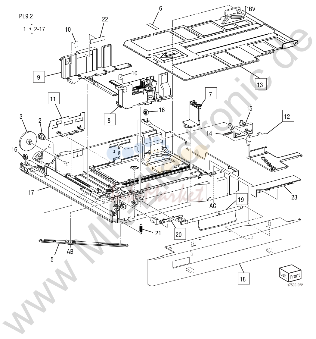 16. Parts List