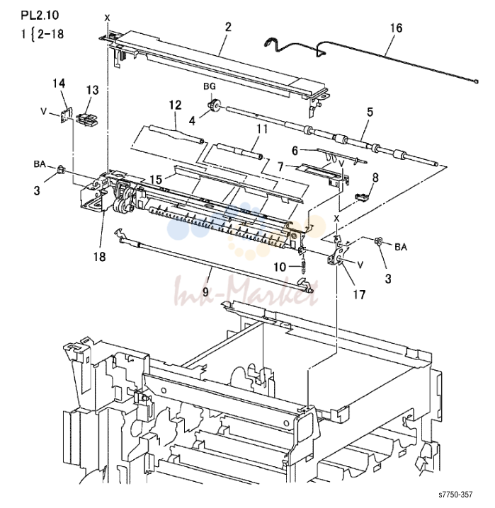 4. Part List 2.10 Exit Transport Assembly