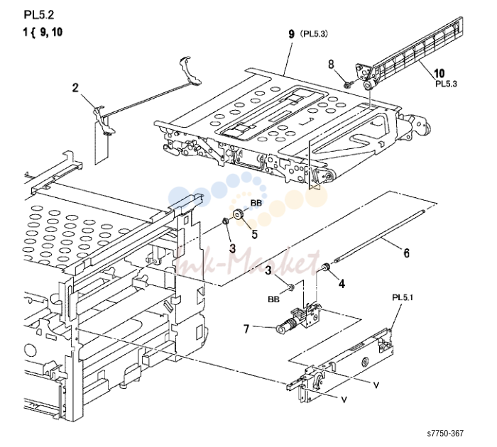 7. Part List 5.2 Accumulator Belt Assembly