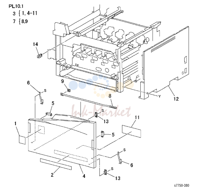 13. Part List 10.1 Front Cover