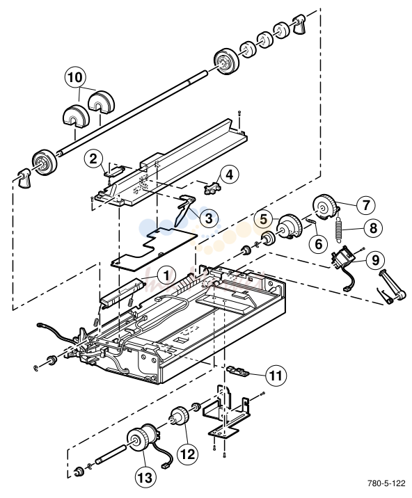 4. Multi-purpose tray FRUs