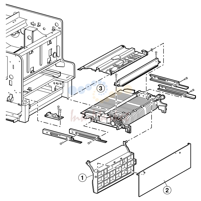 5. Paper feeder cover FRUs