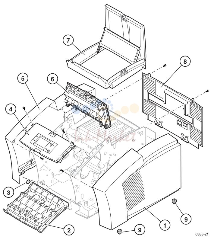 1. 1 Cabinet FRUs