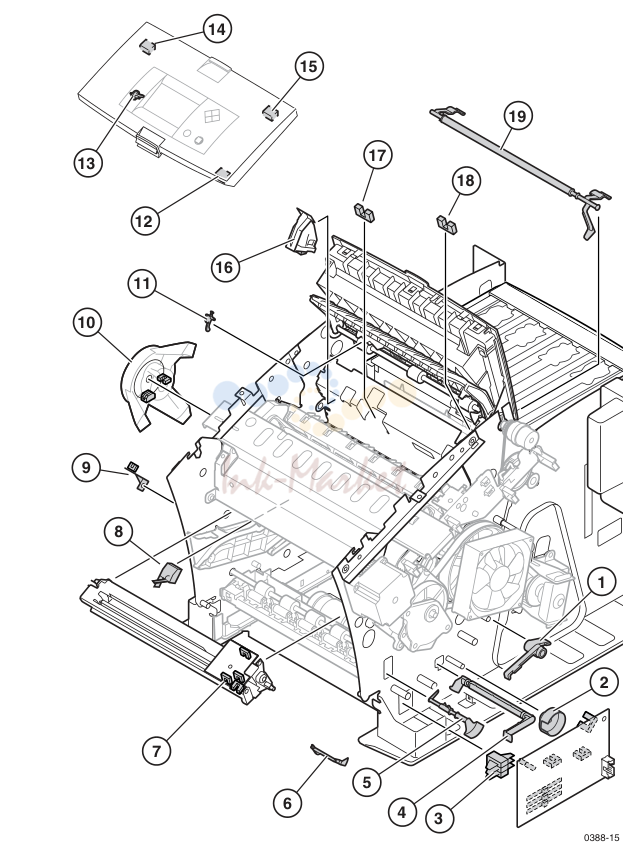 6. 8 Sensor and flag FRUs