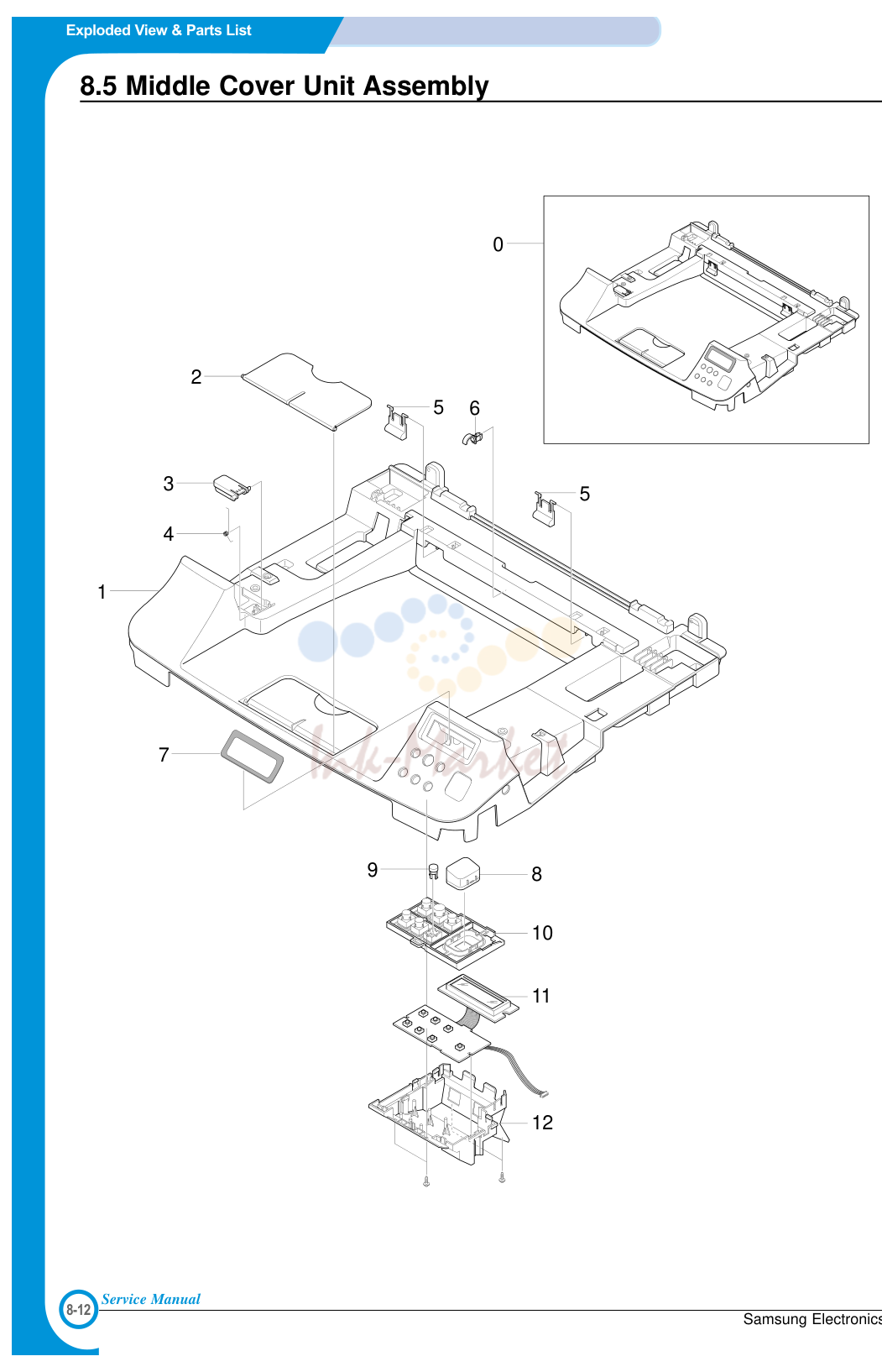 5. Exploded View & Parts List
