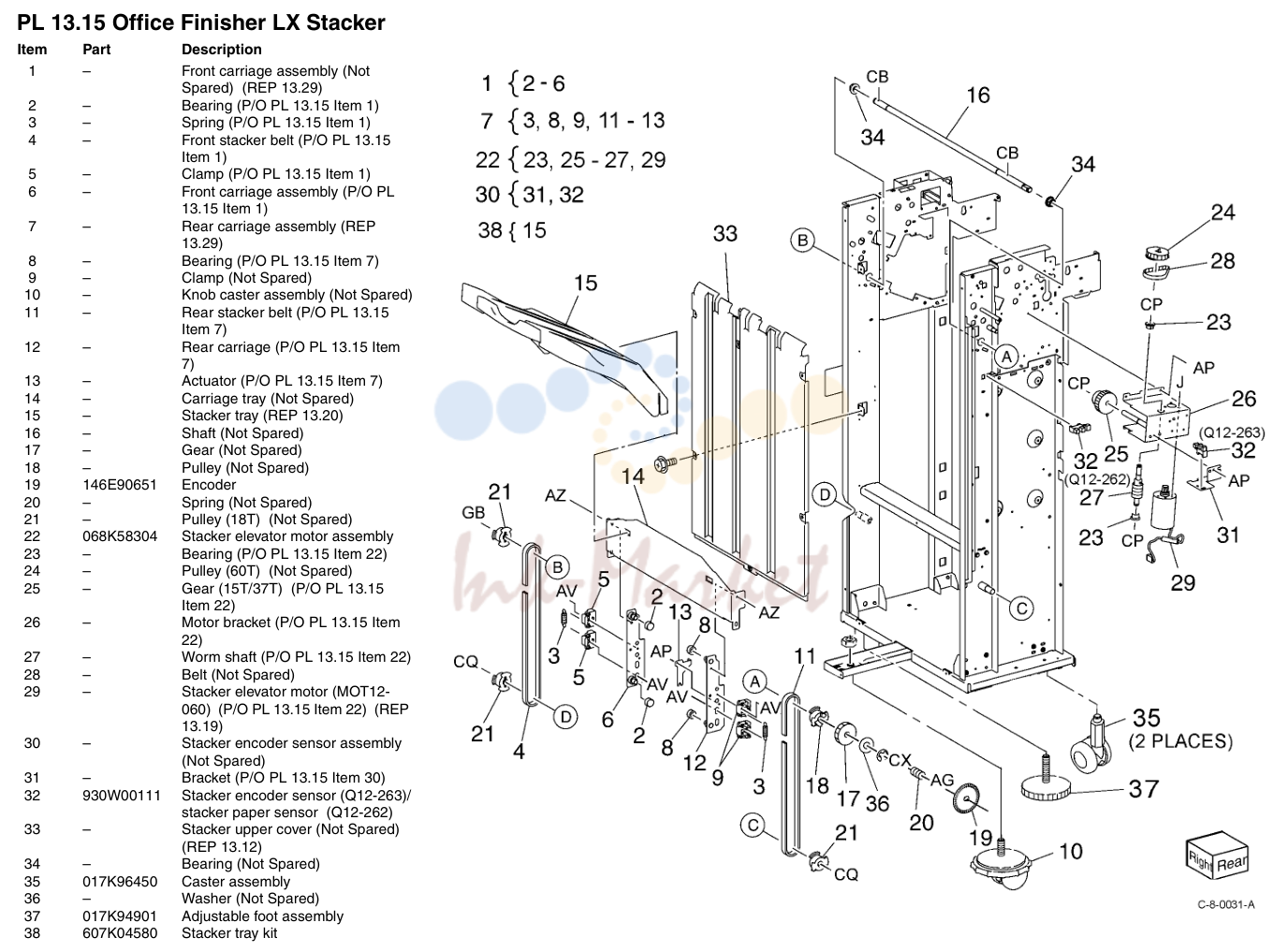 Office Finisher LX Stacker