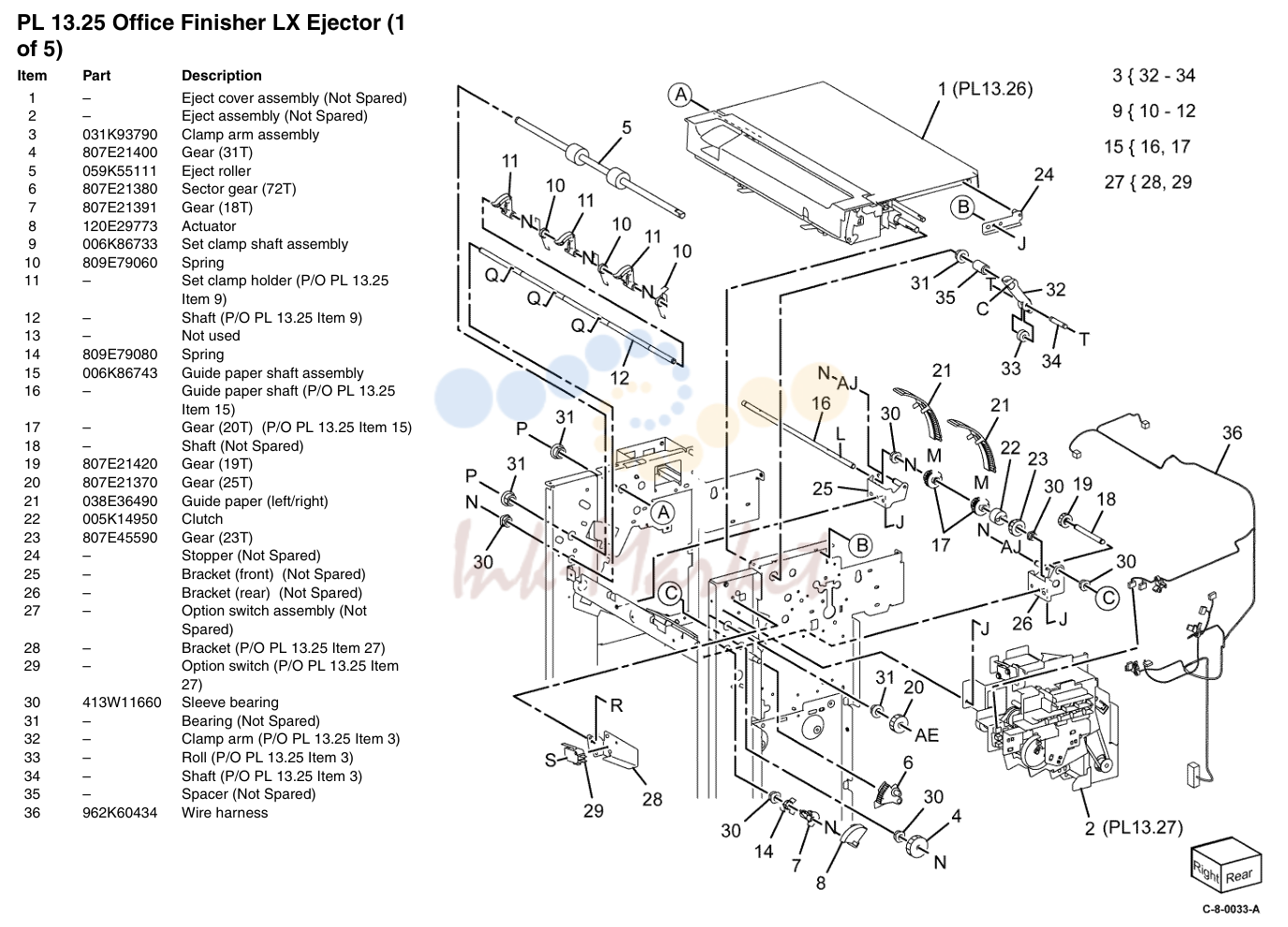 Office Finisher LX Ejector (1 of 5)