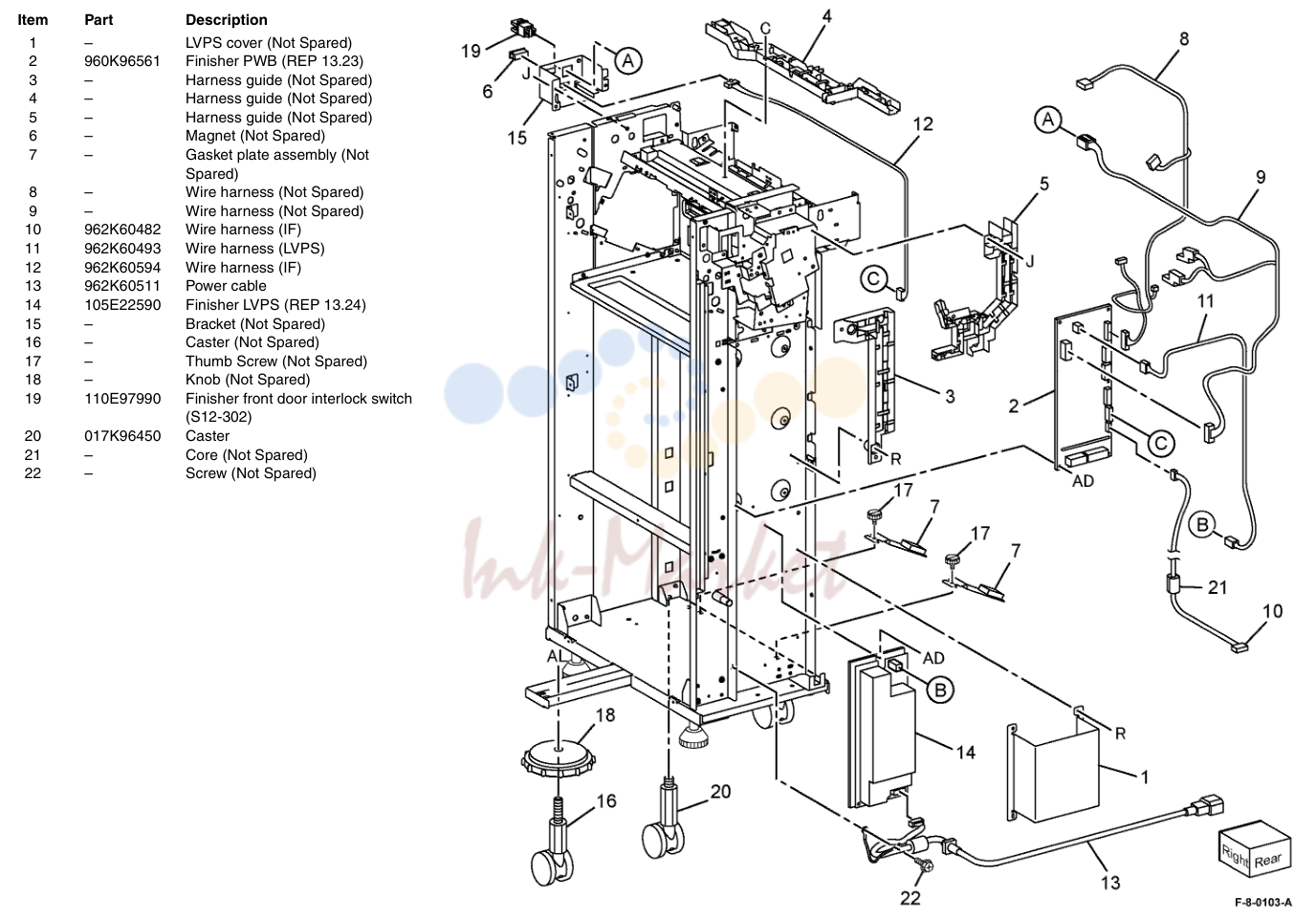 Office Finisher LX Folder Electrical
