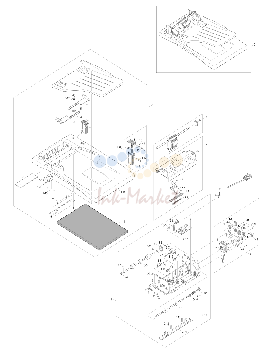 3. Exploded View & Parts List