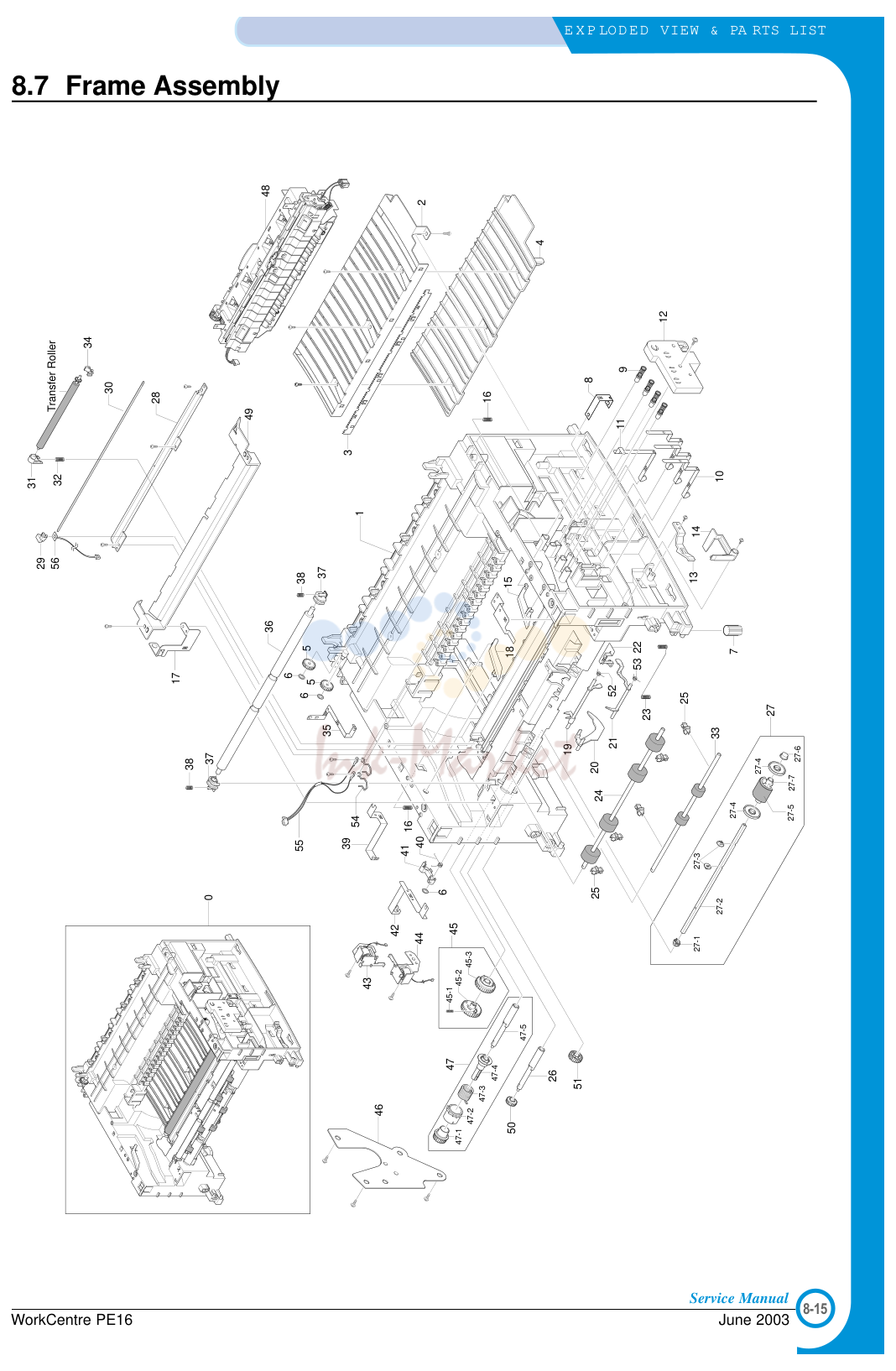 6. EXPLODED VIEW & PA RTS LIST