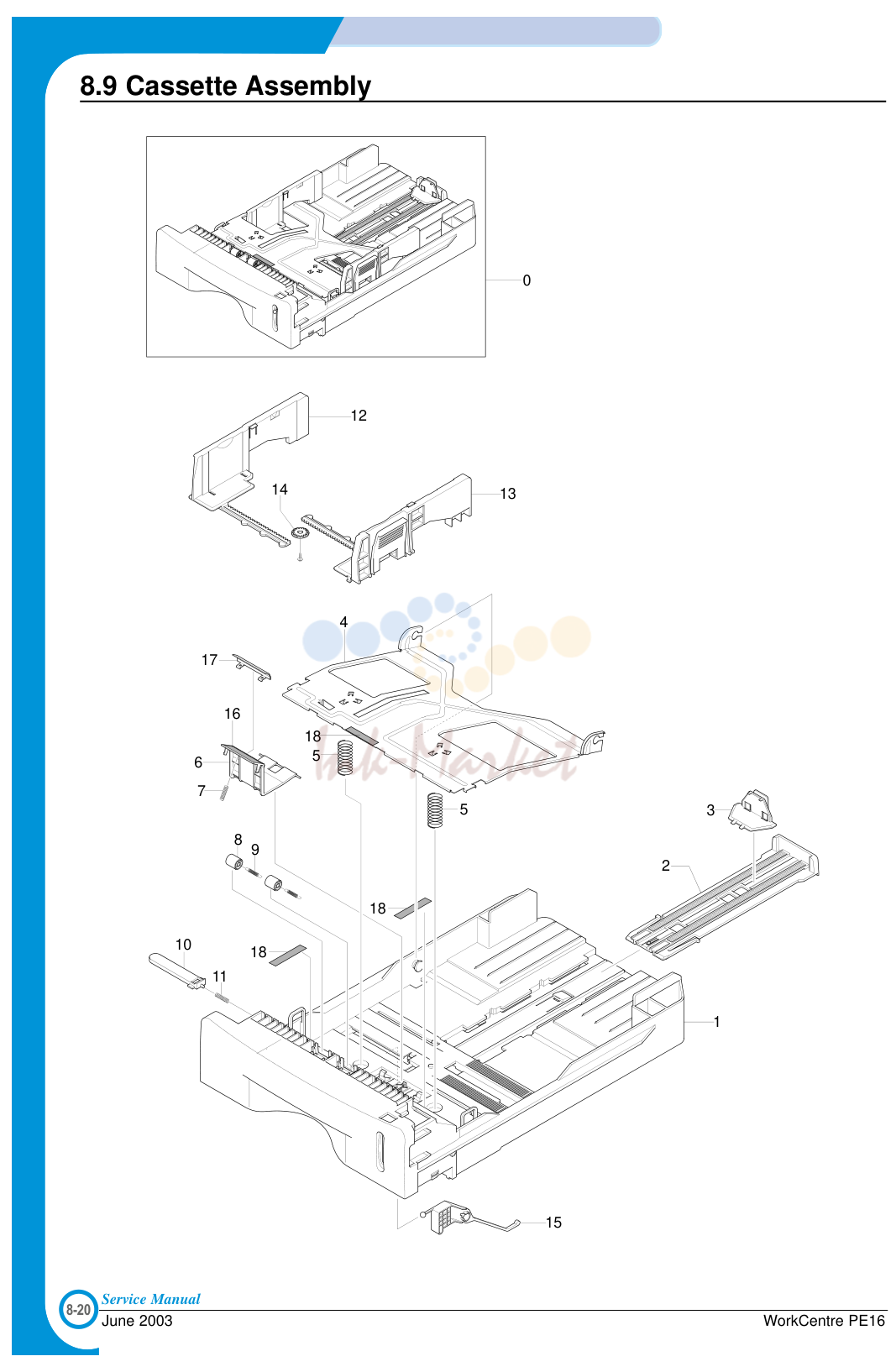 8. EXPLODED VIEW & PA RTS LIST