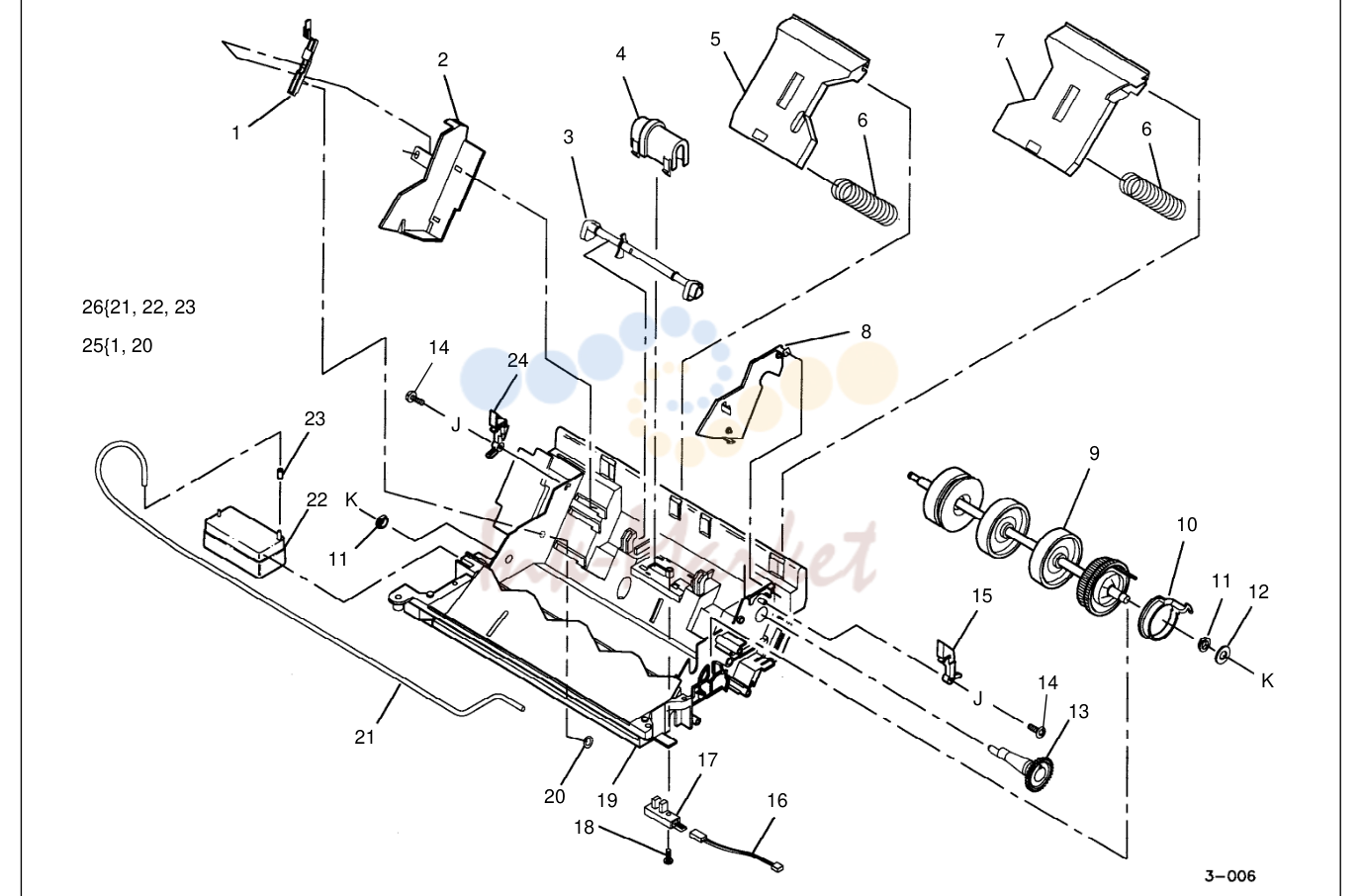 6. PL 5.1 Paper Feed Assembly