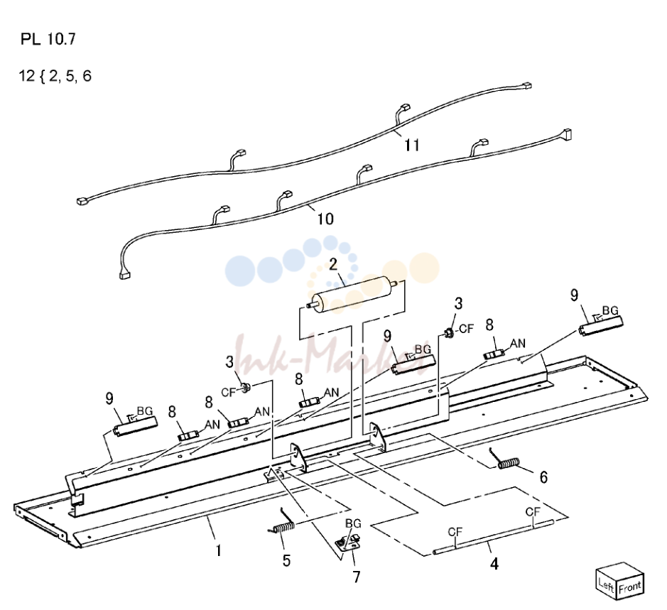 Paper Heater/Paper Size корпус Component