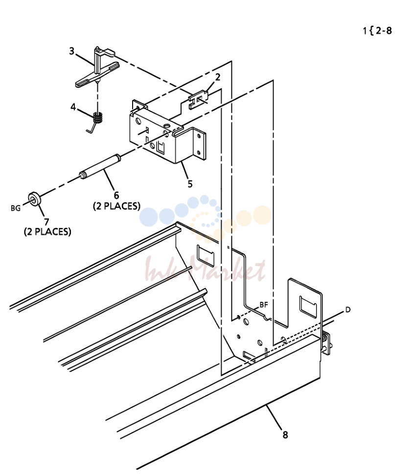 Roll Supply Drawer Components (Part 2 of 4)