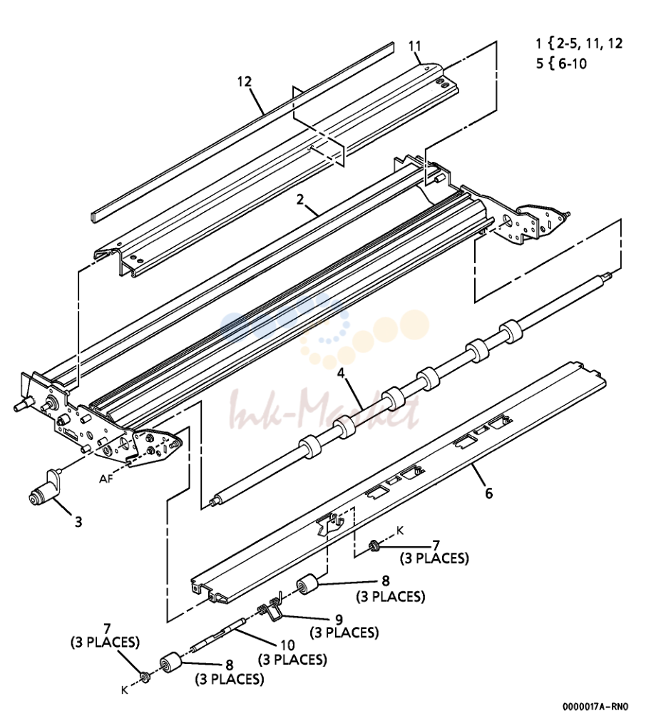 Cut Sheet подачи Components