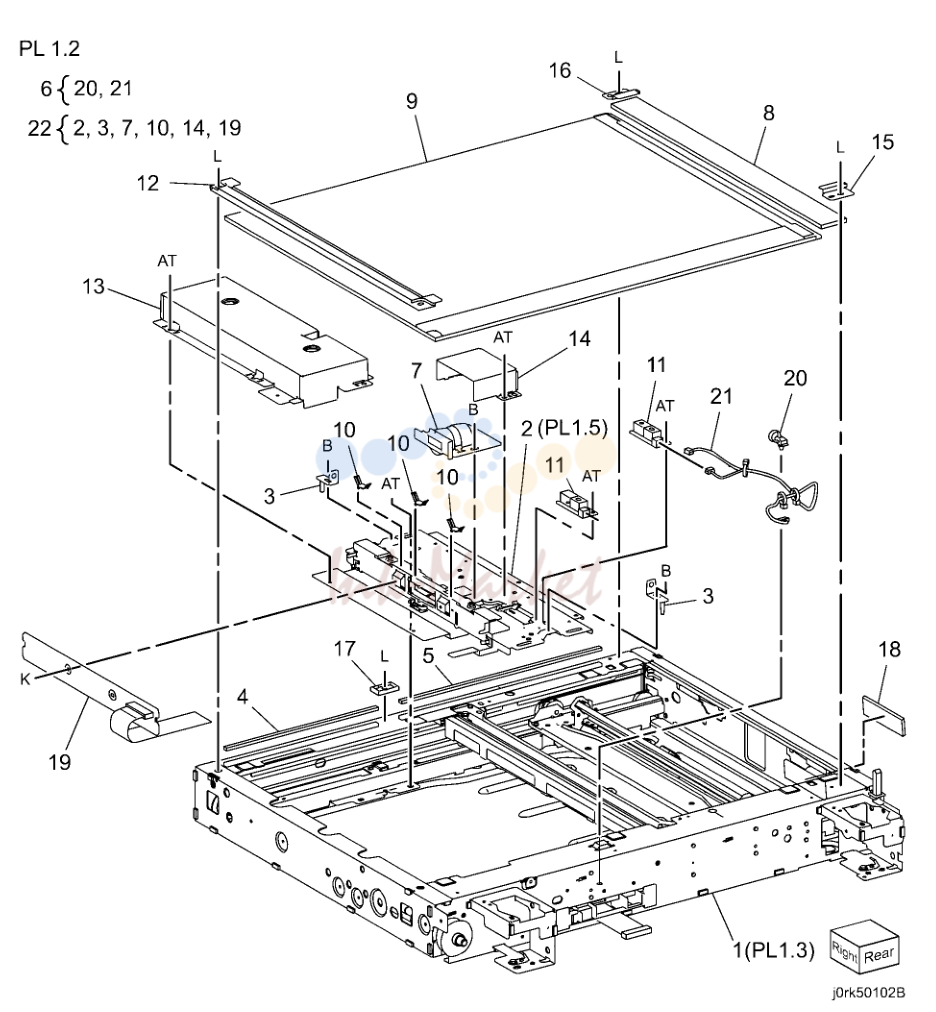 CCD Lens в сборе/Platen Glass