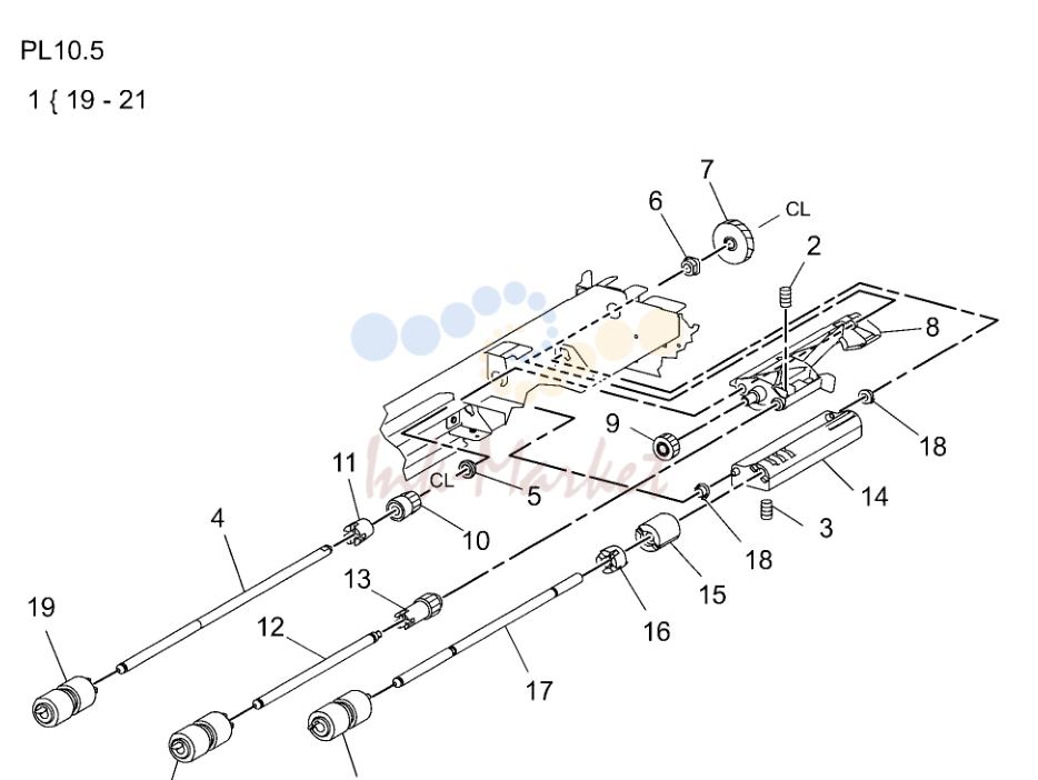 Tray 3/4 Feeder в сборе (2 of 3)