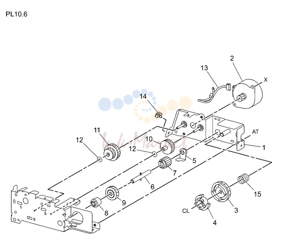 Tray 3/4 Feeder в сборе (3 of 3)