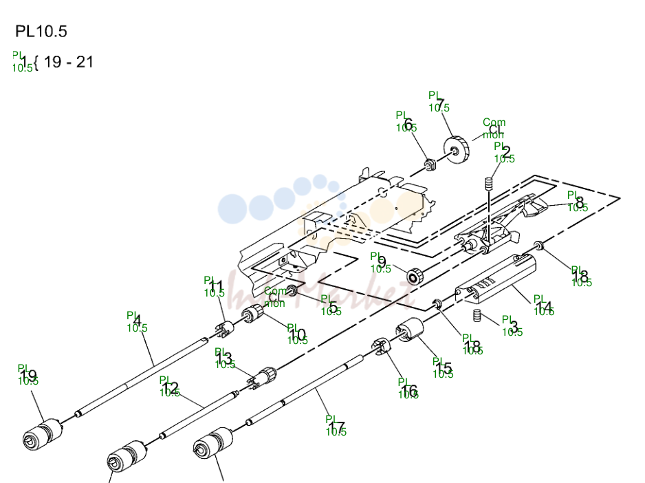Tray 3/4 Feeder в сборе (2 of 3)
