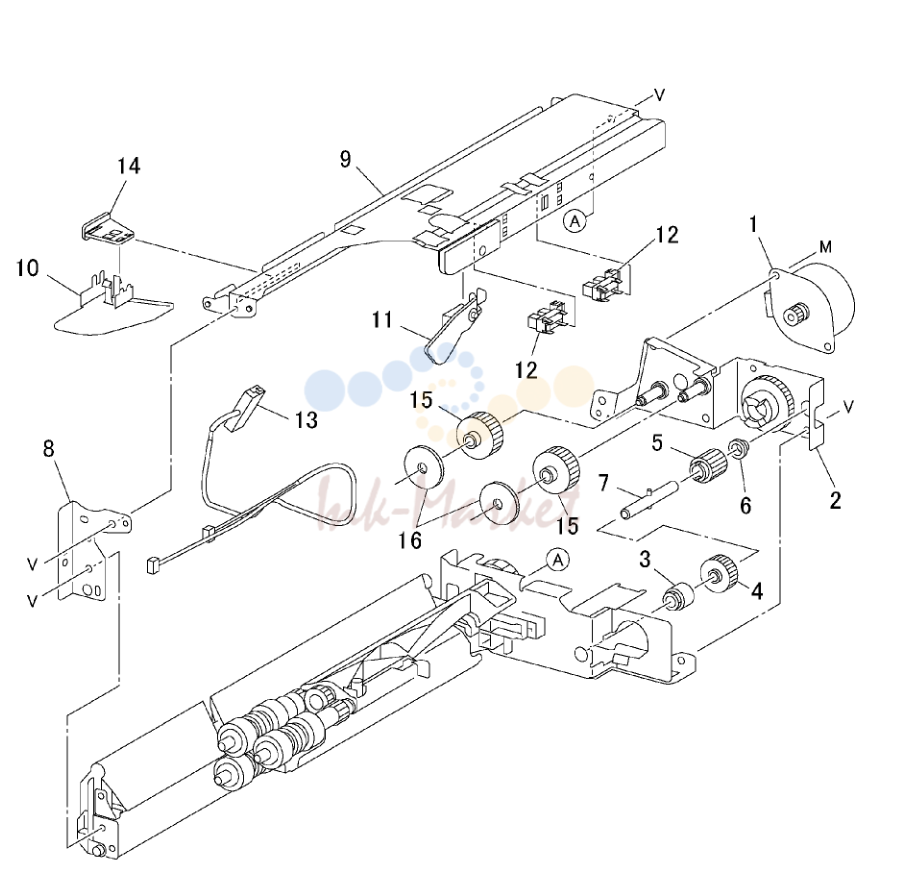 Tray 2 Feeder: 1 of 2 (3TM)