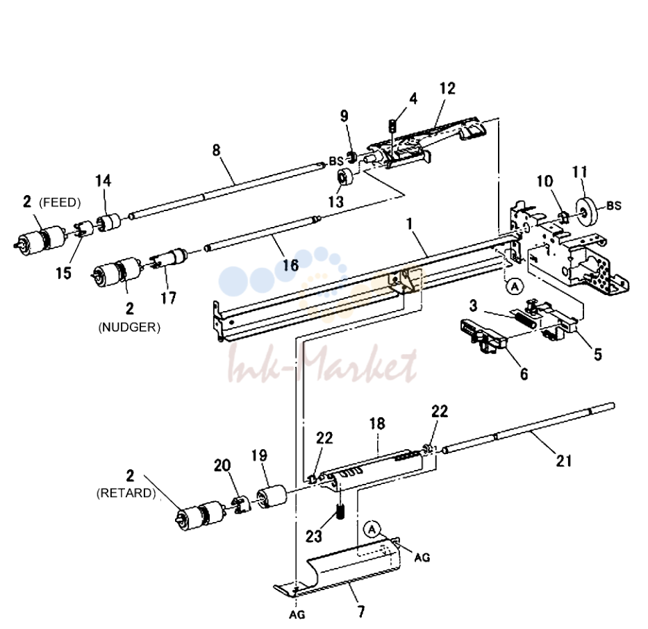 Tray 2 Feeder в сборе (2 of 2)