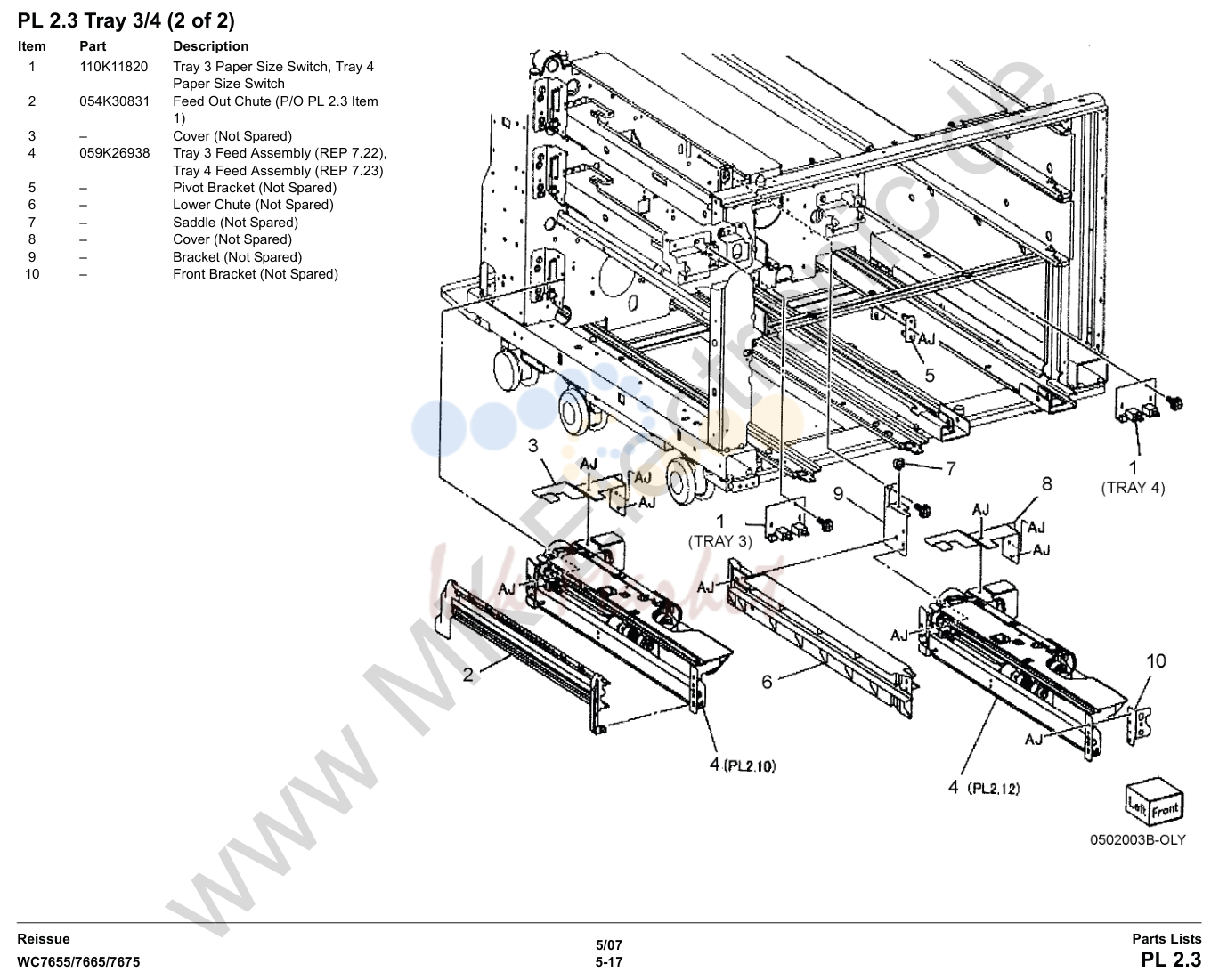 Tray 3/4 (2 of 2)
