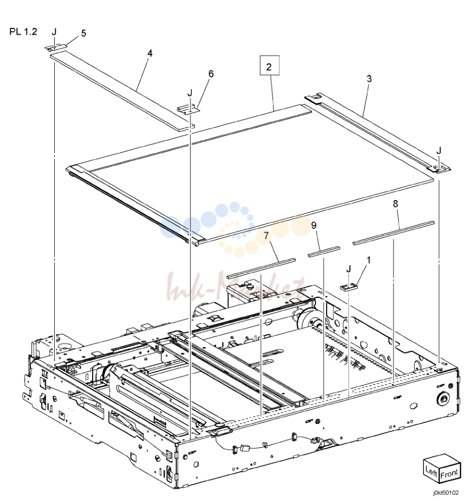 Control Panel/Platen Glass