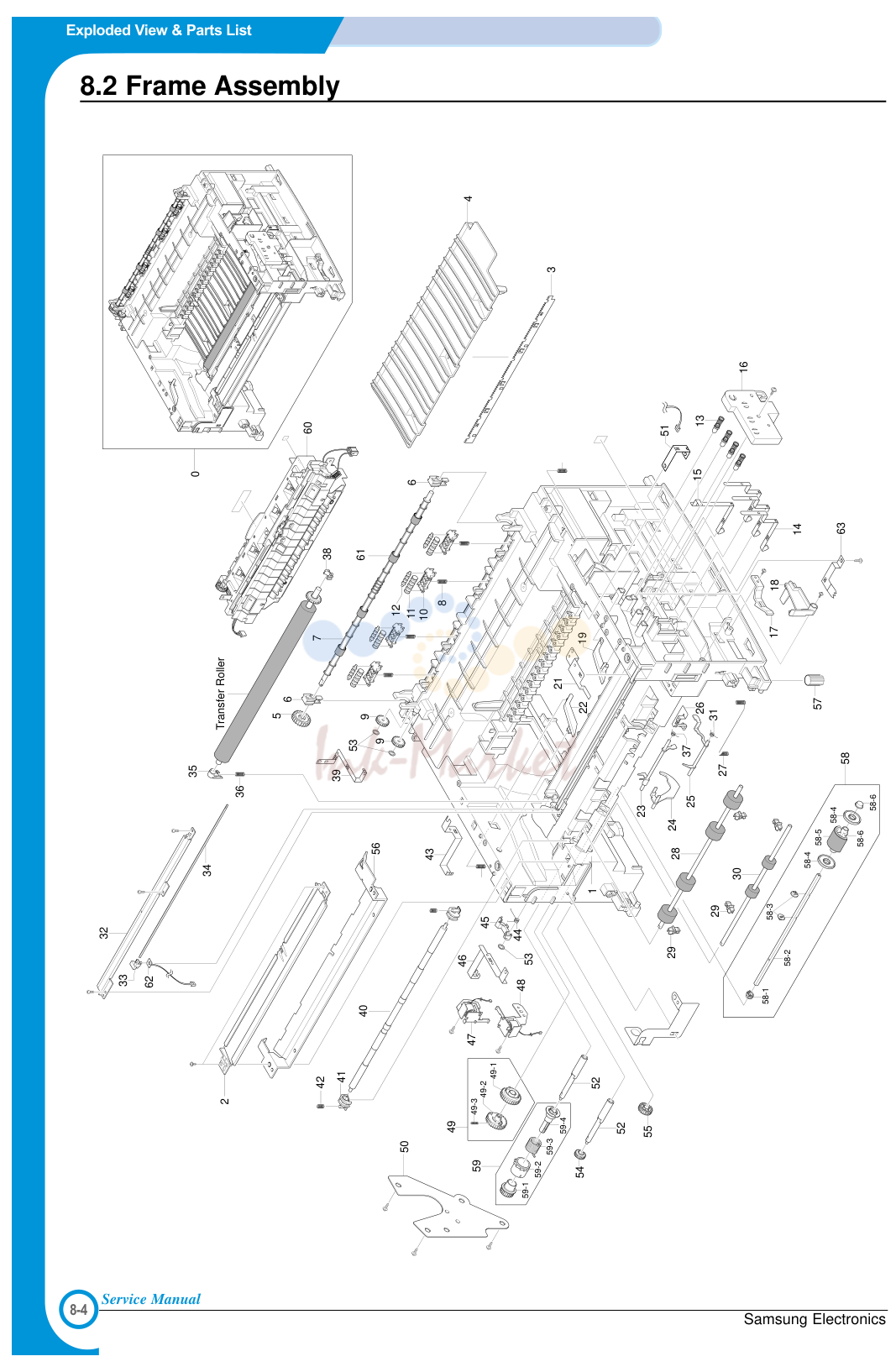 2. Exploded View & Parts List