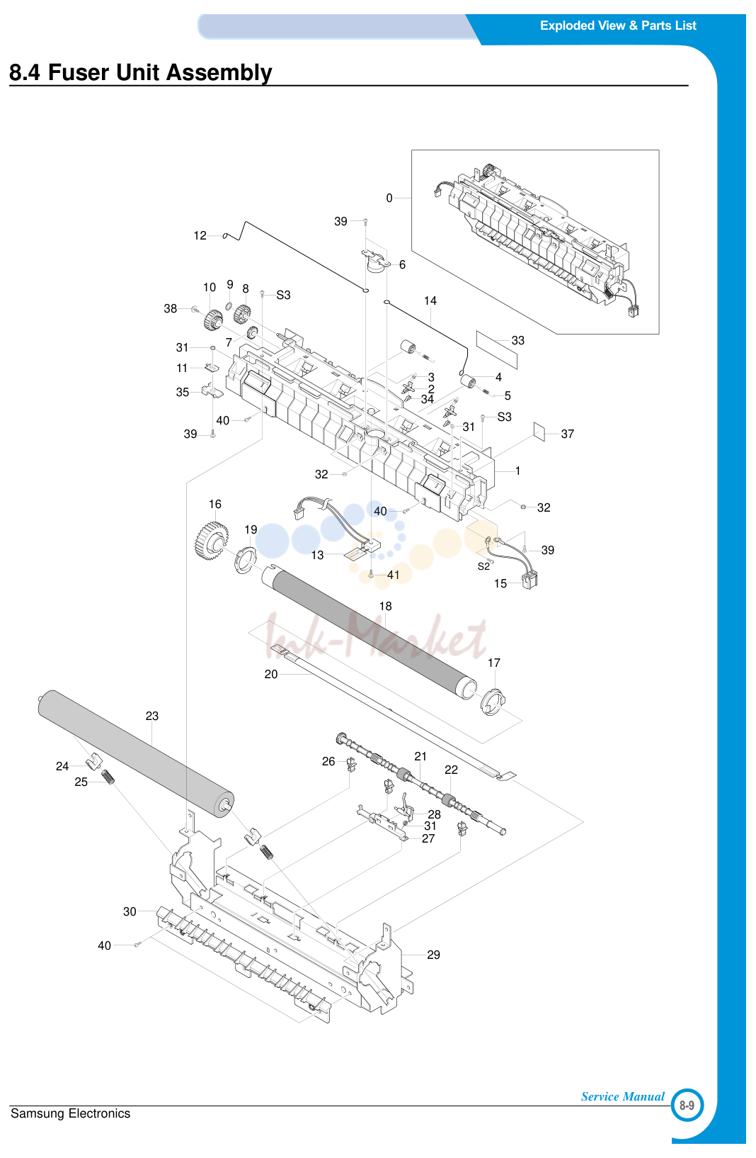 4. Exploded View & Parts List