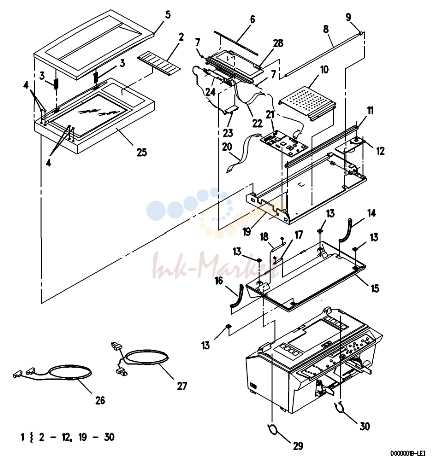1. Parts List 5-2 Xi70c Service Manual