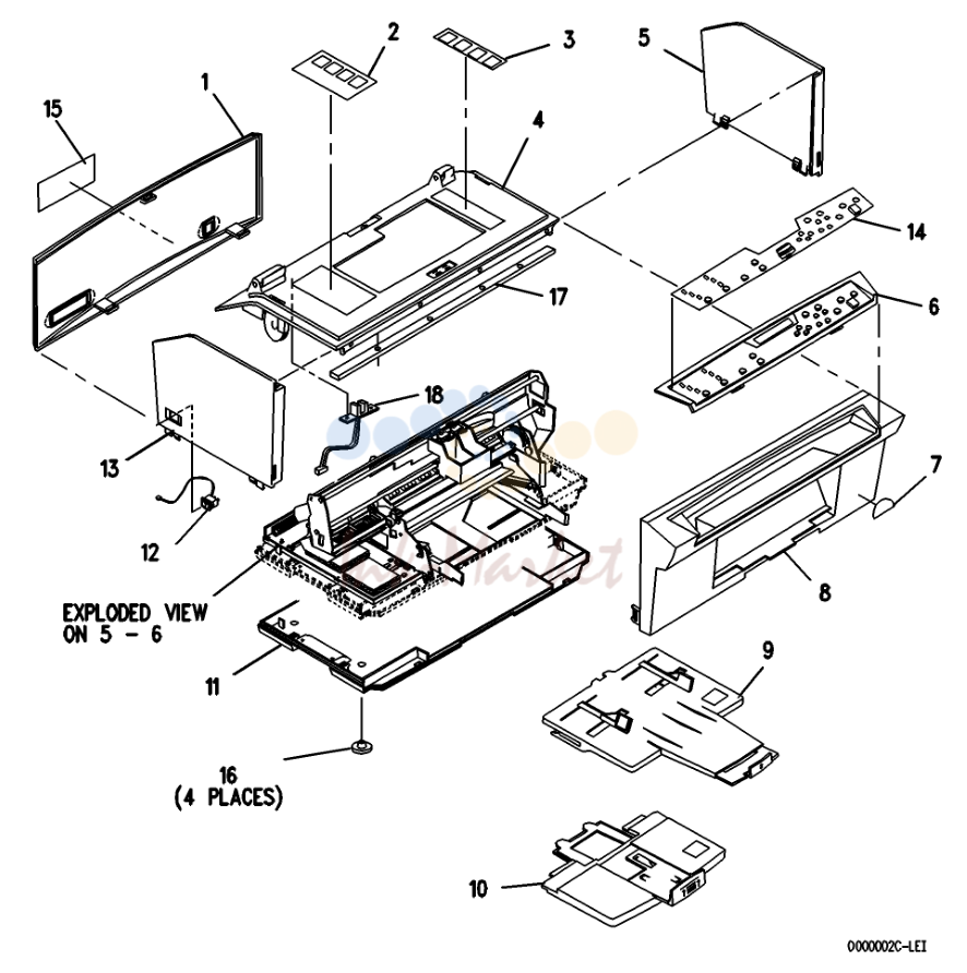 2. Parts List 5-6 Xi70c Service Manual