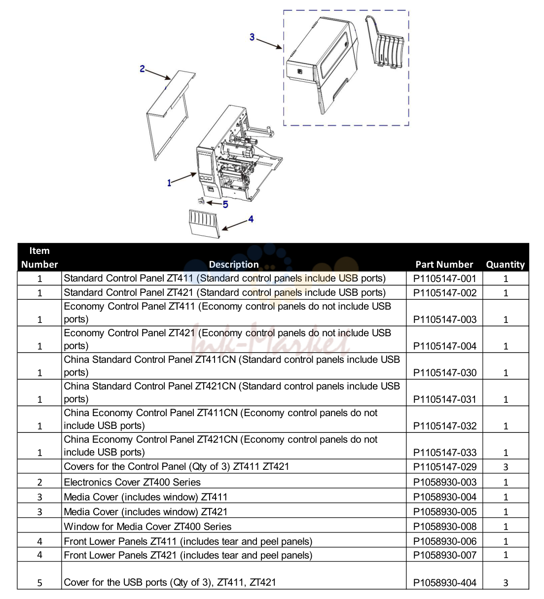 1. ZT411 ZT421 Parts Catalog ____________________________________________